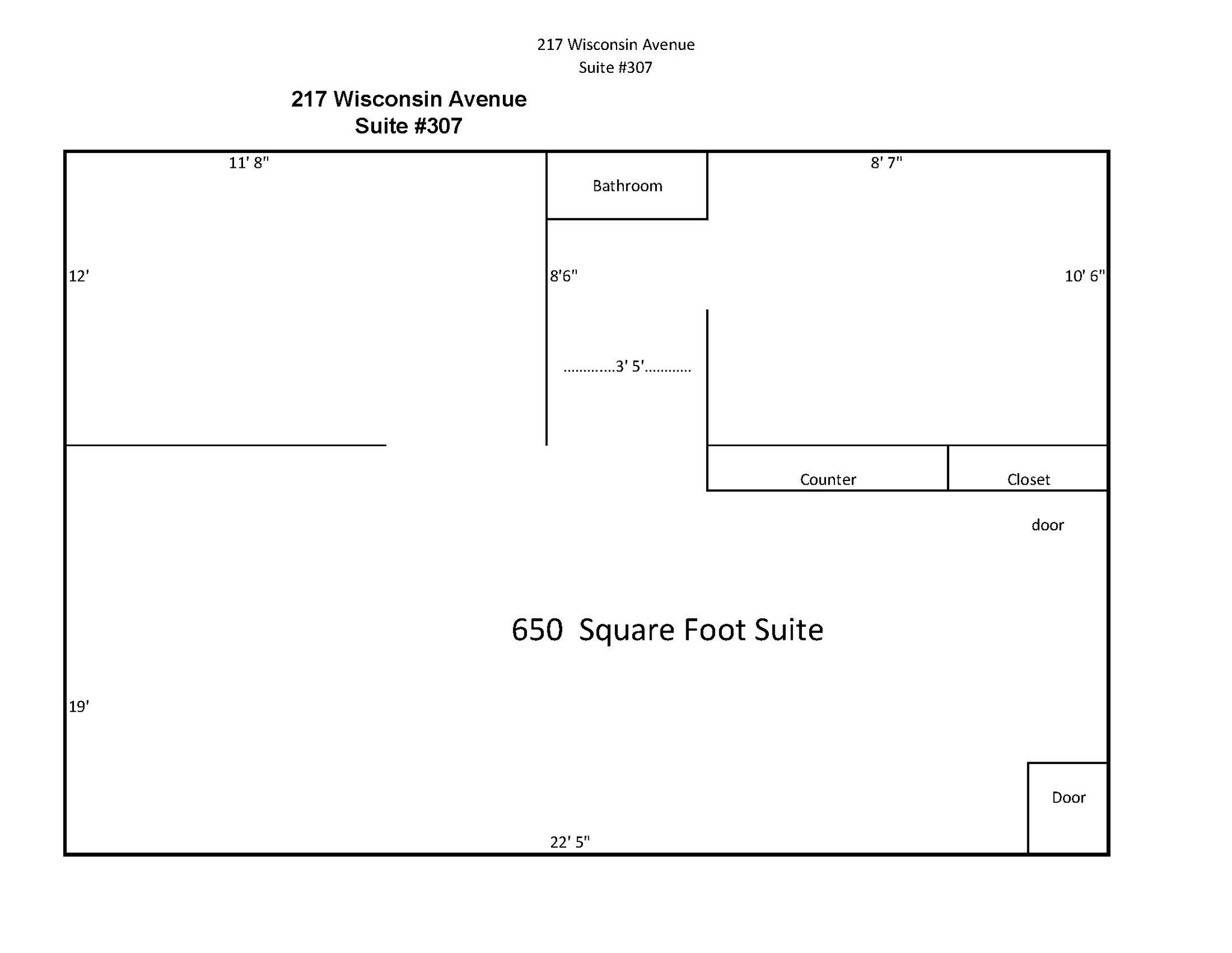 217 Wisconsin Ave, Waukesha, WI for lease Floor Plan- Image 1 of 10