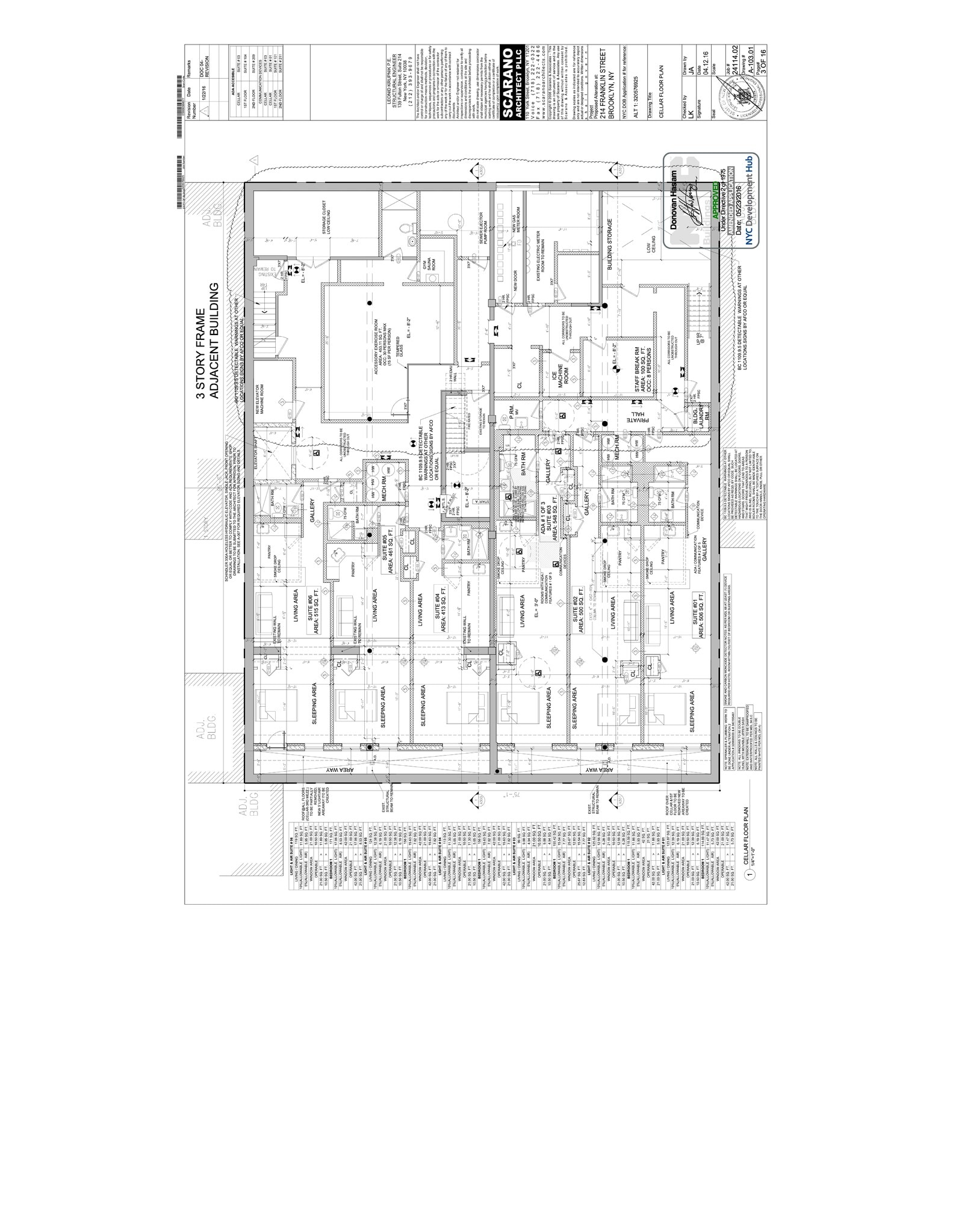 214 Franklin St, Brooklyn, NY for lease Site Plan- Image 1 of 3