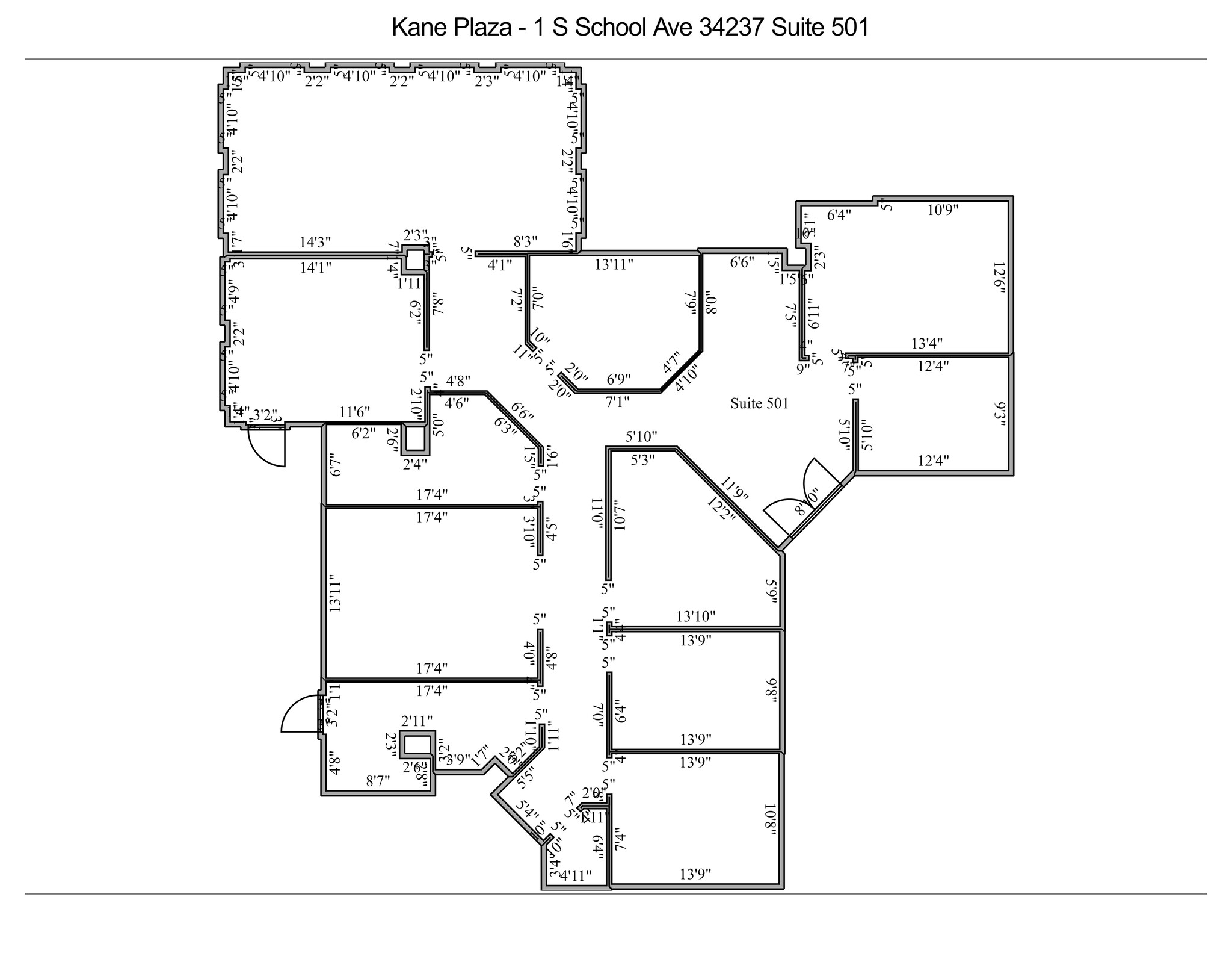 1 S School Ave, Sarasota, FL for lease Site Plan- Image 1 of 1