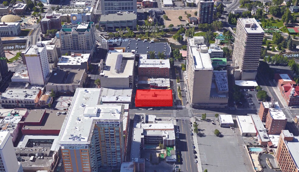 136 W 2nd St, Reno, NV for lease - Aerial - Image 3 of 6