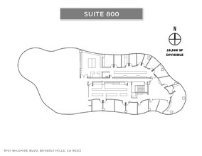 9701 Wilshire Blvd, Beverly Hills, CA for lease Floor Plan- Image 1 of 8