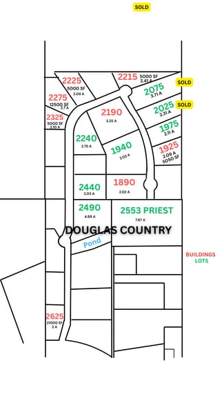 More details for 2553 Priest Dr, Winston, GA - Land for Sale