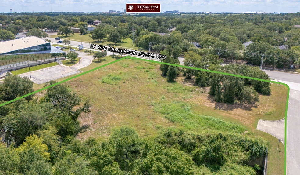 NEC of R A Galindo Parkway & West Villa Maria rd, Bryan, TX for sale - Aerial - Image 3 of 7