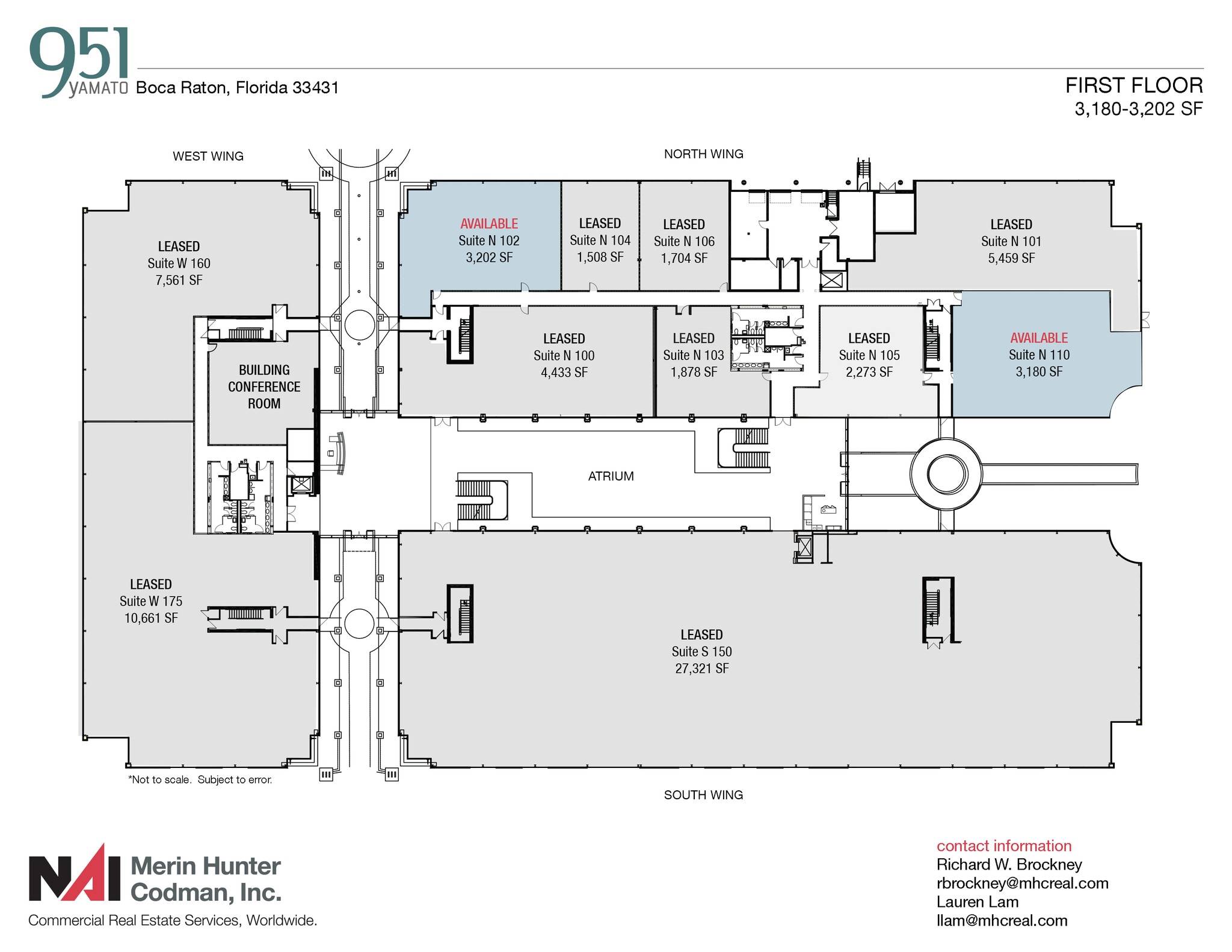 951 Yamato Rd, Boca Raton, FL for lease Floor Plan- Image 1 of 2