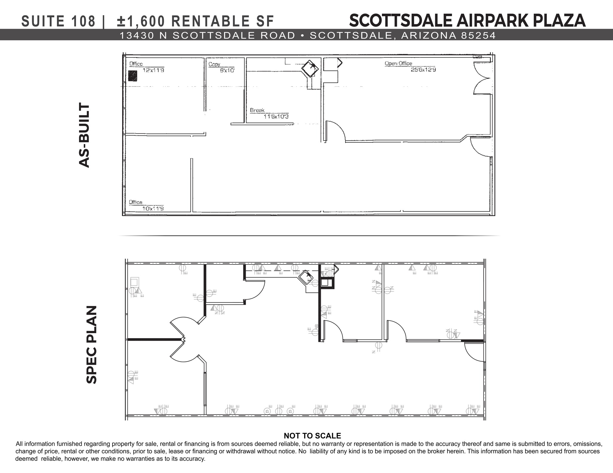 13430 N Scottsdale Rd, Scottsdale, AZ for lease Site Plan- Image 1 of 2