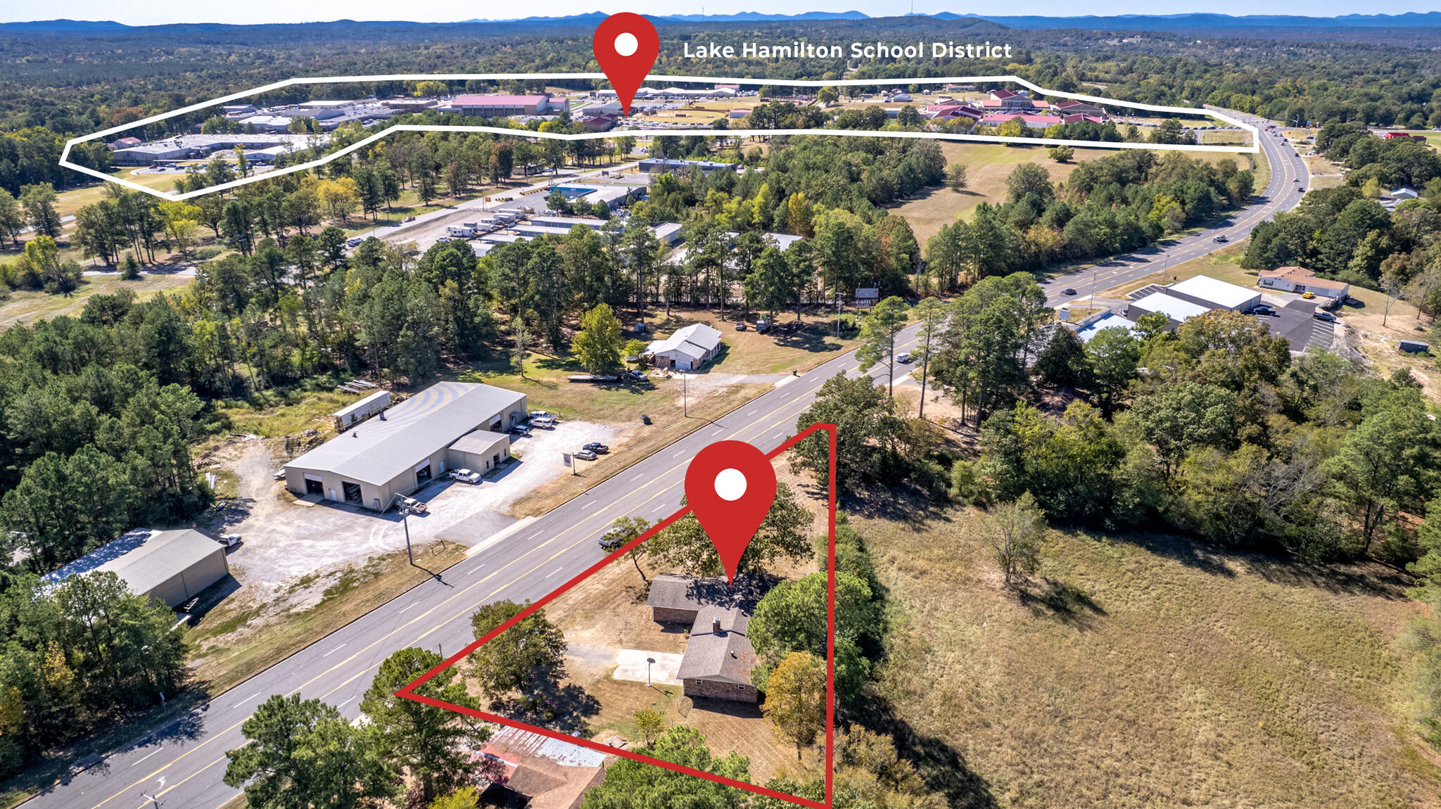 3370 Airport Rd, Pearcy, AR for sale Aerial- Image 1 of 1