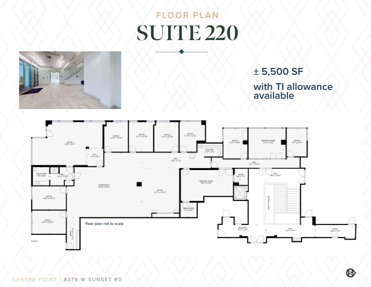 8379 W Sunset Rd, Las Vegas, NV for lease Floor Plan- Image 1 of 1