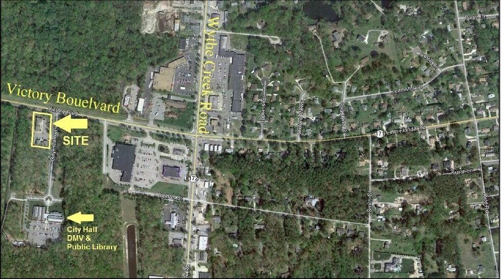 400 City Hall Ave, Poquoson, VA for lease - Aerial - Image 3 of 5
