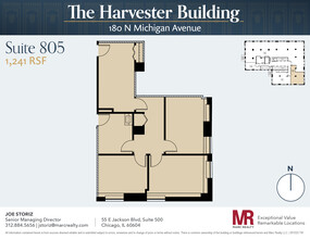 180 N Michigan Ave, Chicago, IL for lease Floor Plan- Image 1 of 7