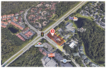 15302 Amberly Dr, Tampa, FL - aerial  map view