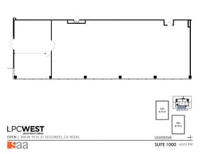 300 N Pacific Coast Hwy, El Segundo, CA for lease Floor Plan- Image 1 of 1