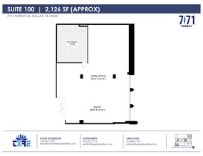 7171 Forest Ln, Dallas, TX for lease Floor Plan- Image 2 of 2