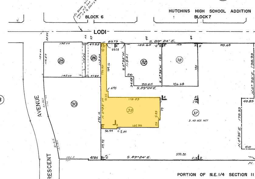 520 W Lodi Ave, Lodi, CA for sale - Plat Map - Image 2 of 5