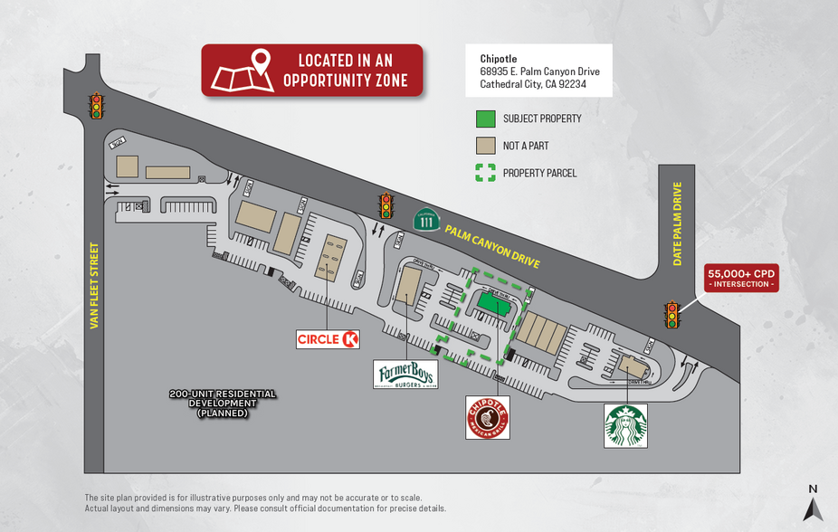 68935 Palm Canyon dr, Cathedral City, CA for sale - Site Plan - Image 2 of 4