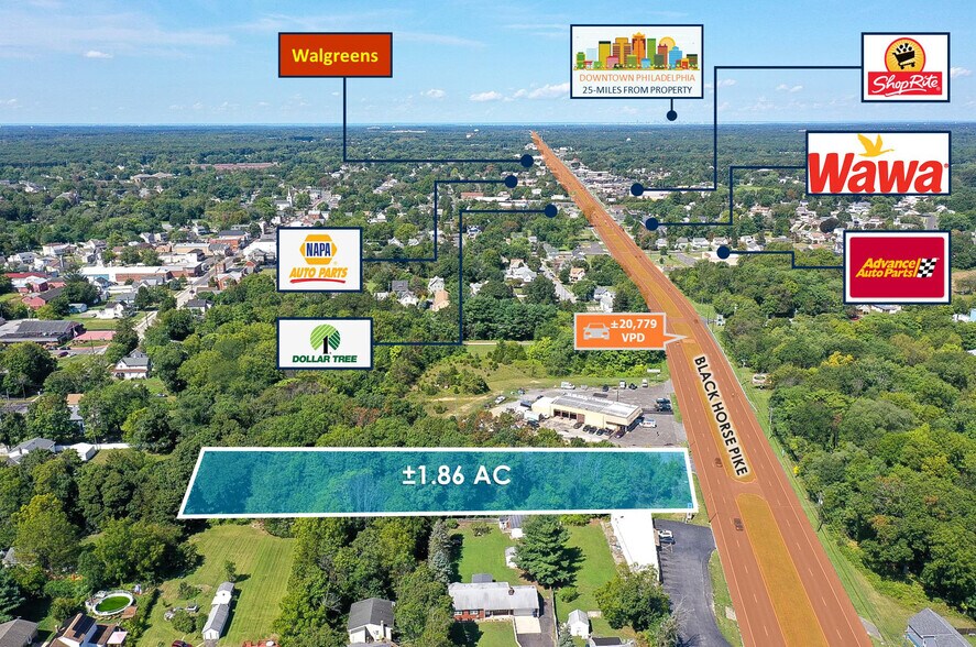 685 S Black Horse Pike, Williamstown, NJ for sale - Building Photo - Image 1 of 1