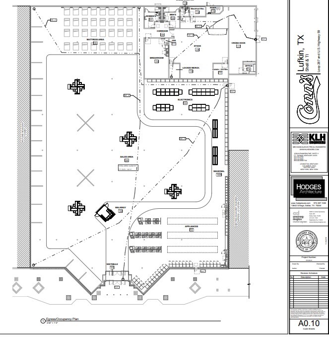 2949-3061 S John Redditt Dr, Lufkin, TX for lease Floor Plan- Image 1 of 1