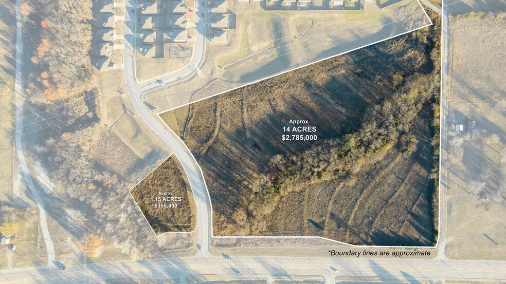 E 151st St, Bixby, OK for sale - Aerial - Image 2 of 14