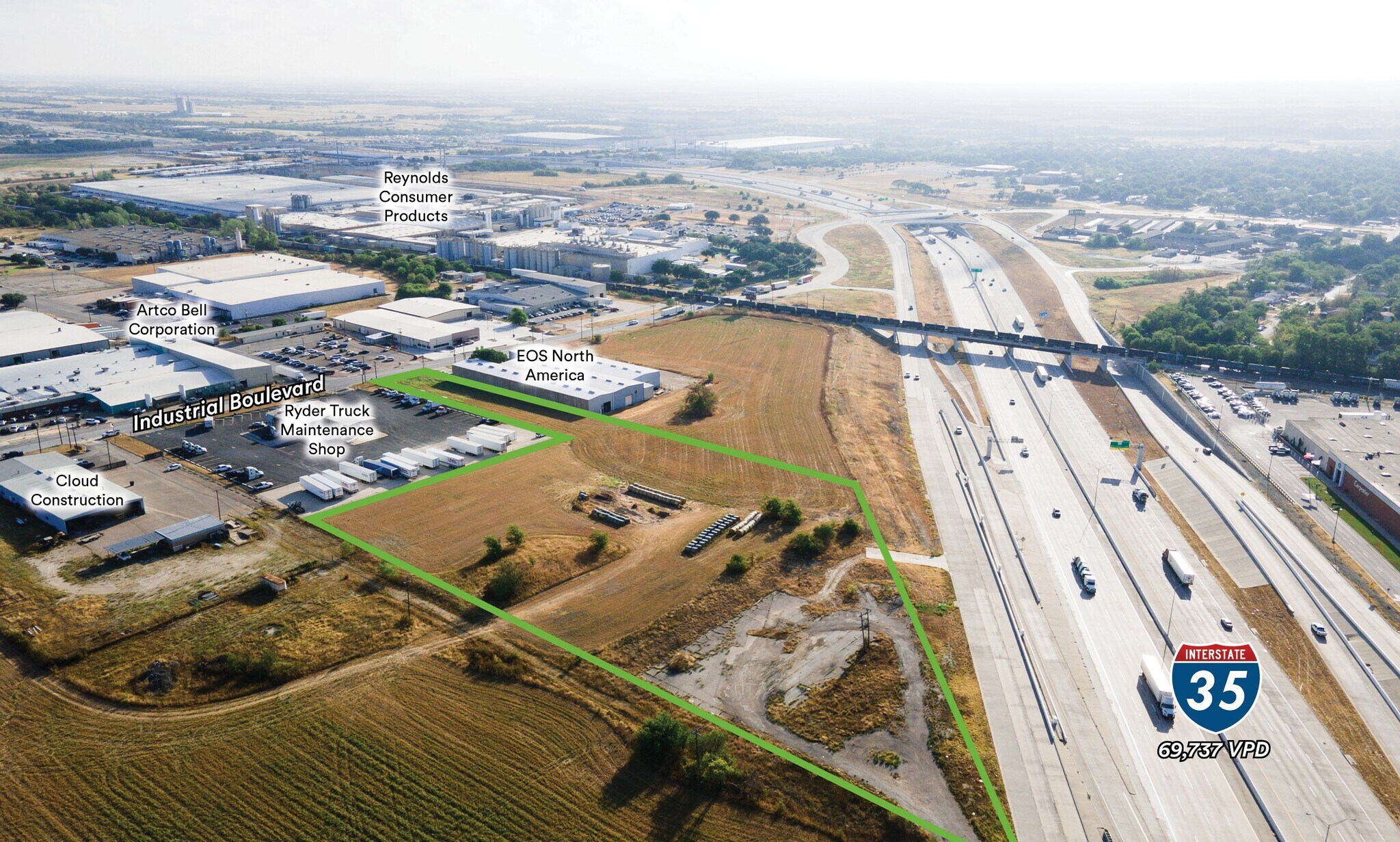 2610 Industrial blvd, Temple, TX for sale Aerial- Image 1 of 1