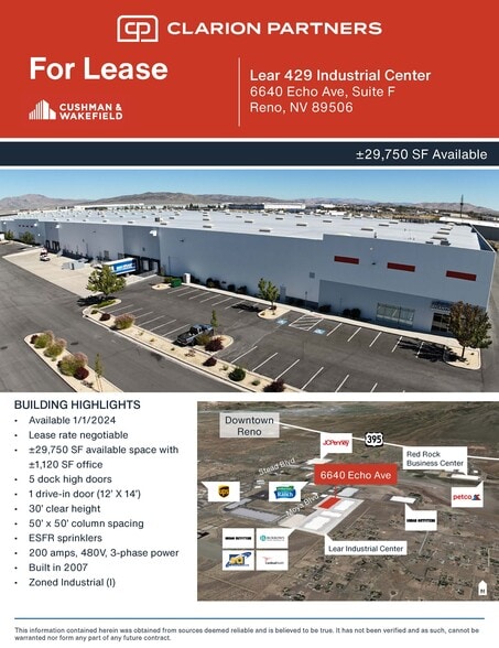 6645 Echo Ave, Reno, NV for lease - Building Photo - Image 1 of 6