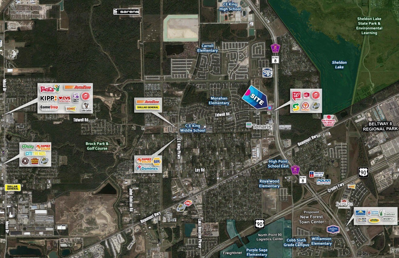 13525 Tidwell, Houston, TX 77044 Beltway 8 & Tidwell Shopping Center