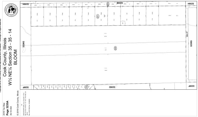 Joshua Dr & I-394, Sauk Village, IL for sale Plat Map- Image 1 of 1