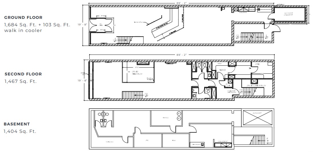 228 Queen St W, Toronto, ON for lease Floor Plan- Image 1 of 1