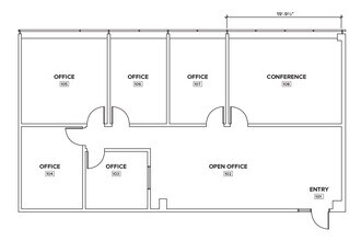 899 Mountain Ave, Springfield, NJ for lease Floor Plan- Image 1 of 2