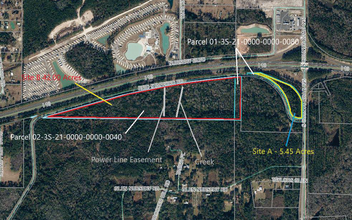 0 Reid Stafford Road East, Glen Saint Mary, FL - aerial  map view