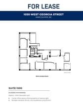 1030 W Georgia St, Vancouver, BC for lease Floor Plan- Image 1 of 1