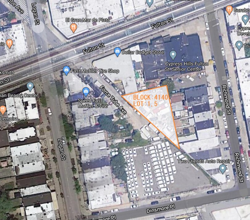 Force Tube Avenue Block 4140 Lot 1 & 5, Brooklyn, NY for sale Building Photo- Image 1 of 2