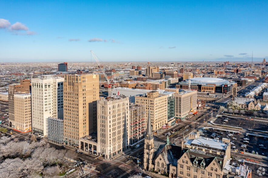 18-24 W Adams Ave, Detroit, MI for sale - Aerial - Image 3 of 3