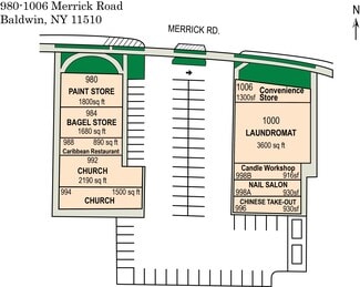 More details for 980-994 Merrick Rd, Baldwin, NY - Retail for Sale