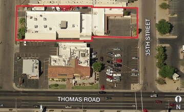 2920 N 35th St, Phoenix, AZ - AERIAL map view