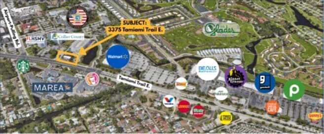 3375 Tamiami Trl E, Naples, FL for lease - Plat Map - Image 2 of 4