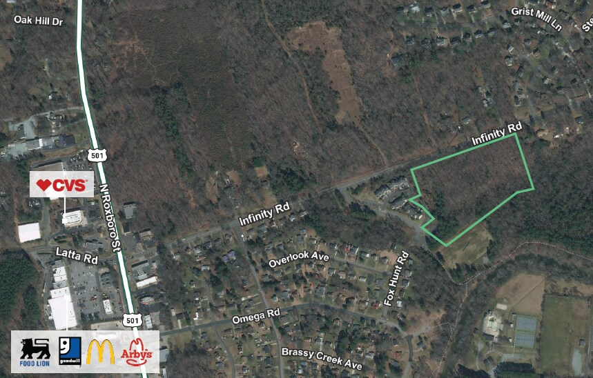 443 Infinity Rd, Durham, NC for sale Aerial- Image 1 of 1