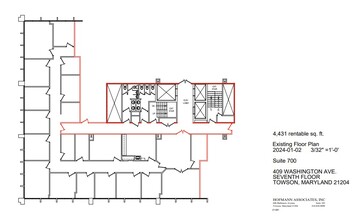 409 Washington Ave, Towson, MD for lease Floor Plan- Image 2 of 2