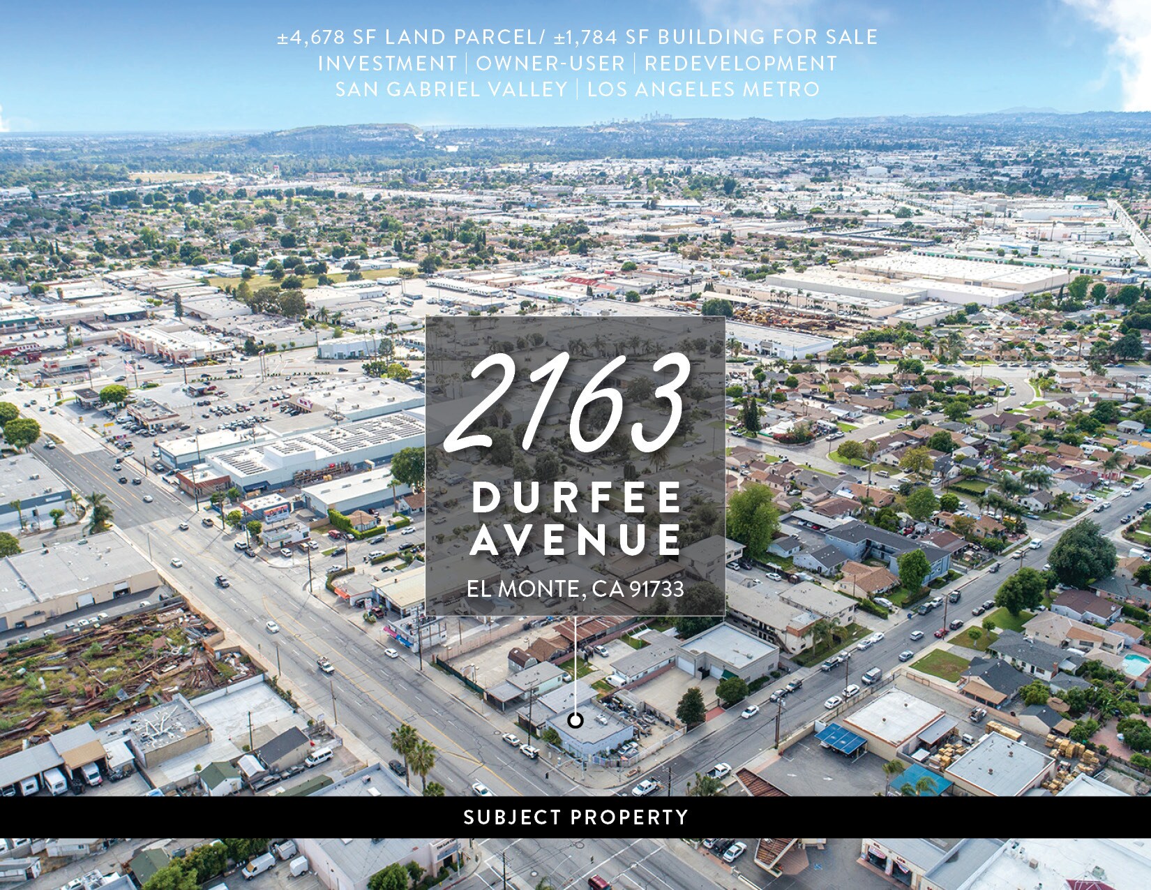 2163 Durfee Ave, El Monte, CA for sale Building Photo- Image 1 of 1
