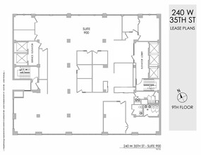 240 W 35th St, New York, NY for lease Floor Plan- Image 1 of 1