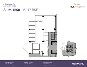 6 Concourse Pky NE, Atlanta, GA for lease Floor Plan- Image 1 of 1