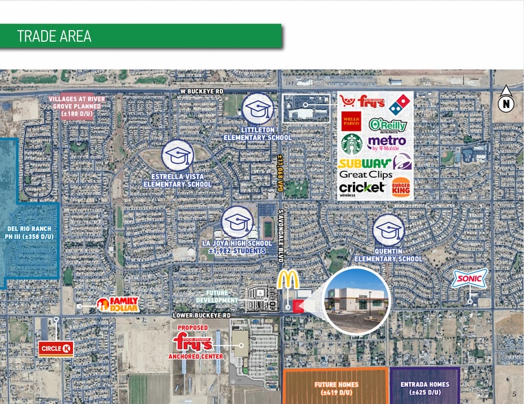 11420 W Buckeye Rd, Avondale, AZ for sale - Aerial - Image 3 of 7