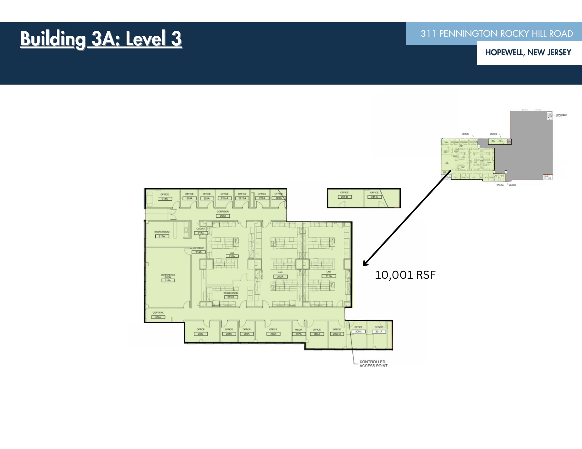 311 Pennington Rocky Hill Rd, Pennington, NJ for lease Floor Plan- Image 1 of 1