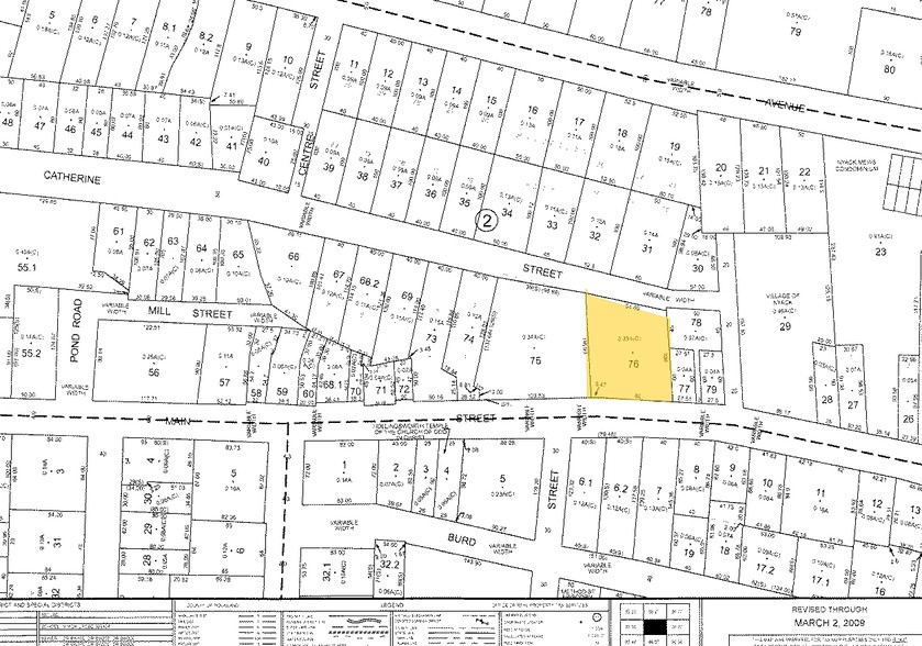 168-172 Main St, Nyack, NY for lease - Plat Map - Image 2 of 11