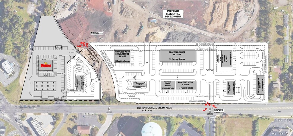 Blackwood Barnsboro Rd & Egg Harbor Rd, Sewell, NJ for lease - Aerial - Image 1 of 1