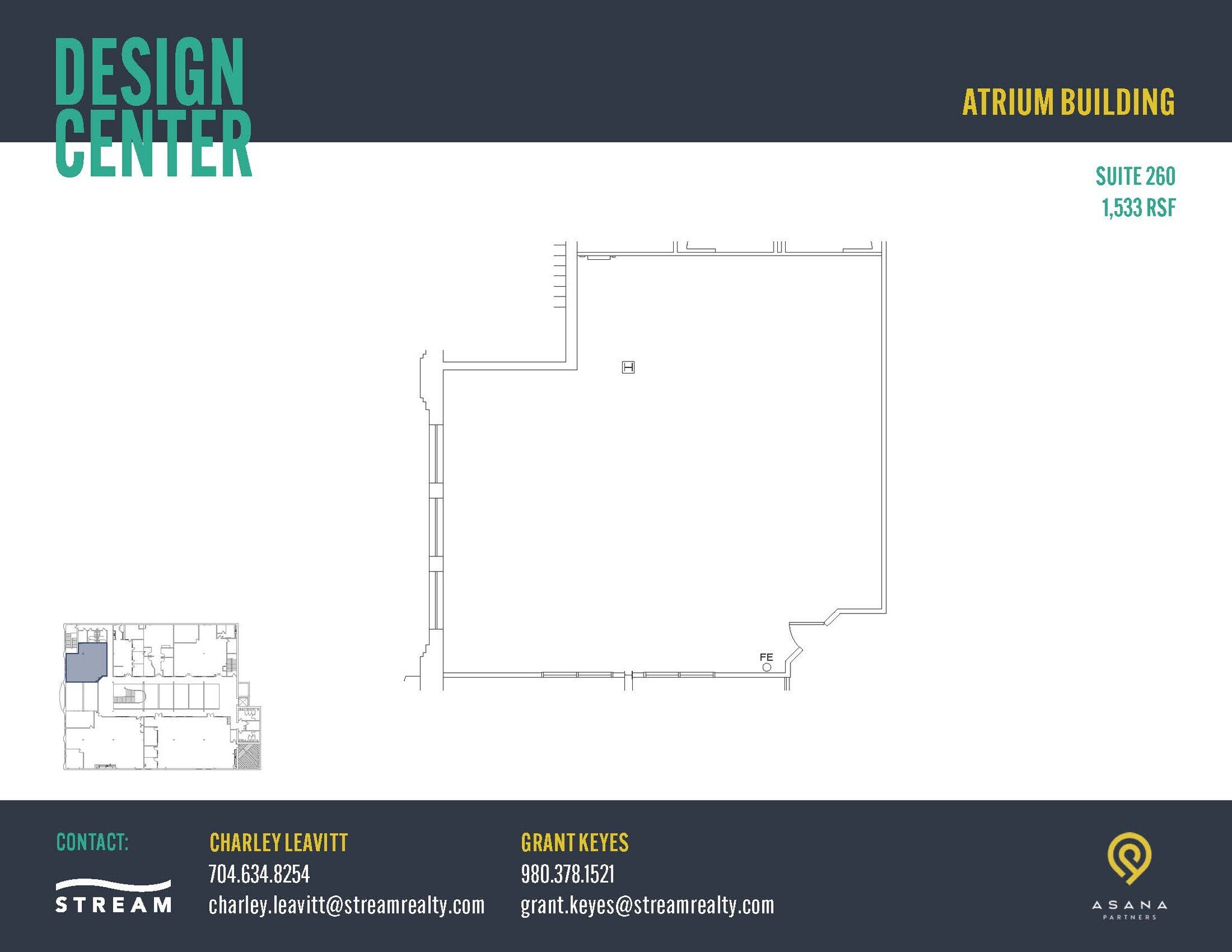 127 W Worthington Ave, Charlotte, NC for lease Floor Plan- Image 1 of 1