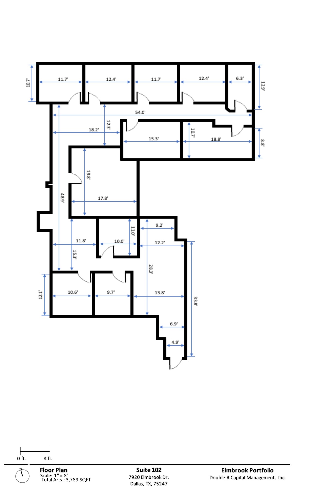 7920 Elmbrook Dr, Dallas, TX for lease Site Plan- Image 1 of 3