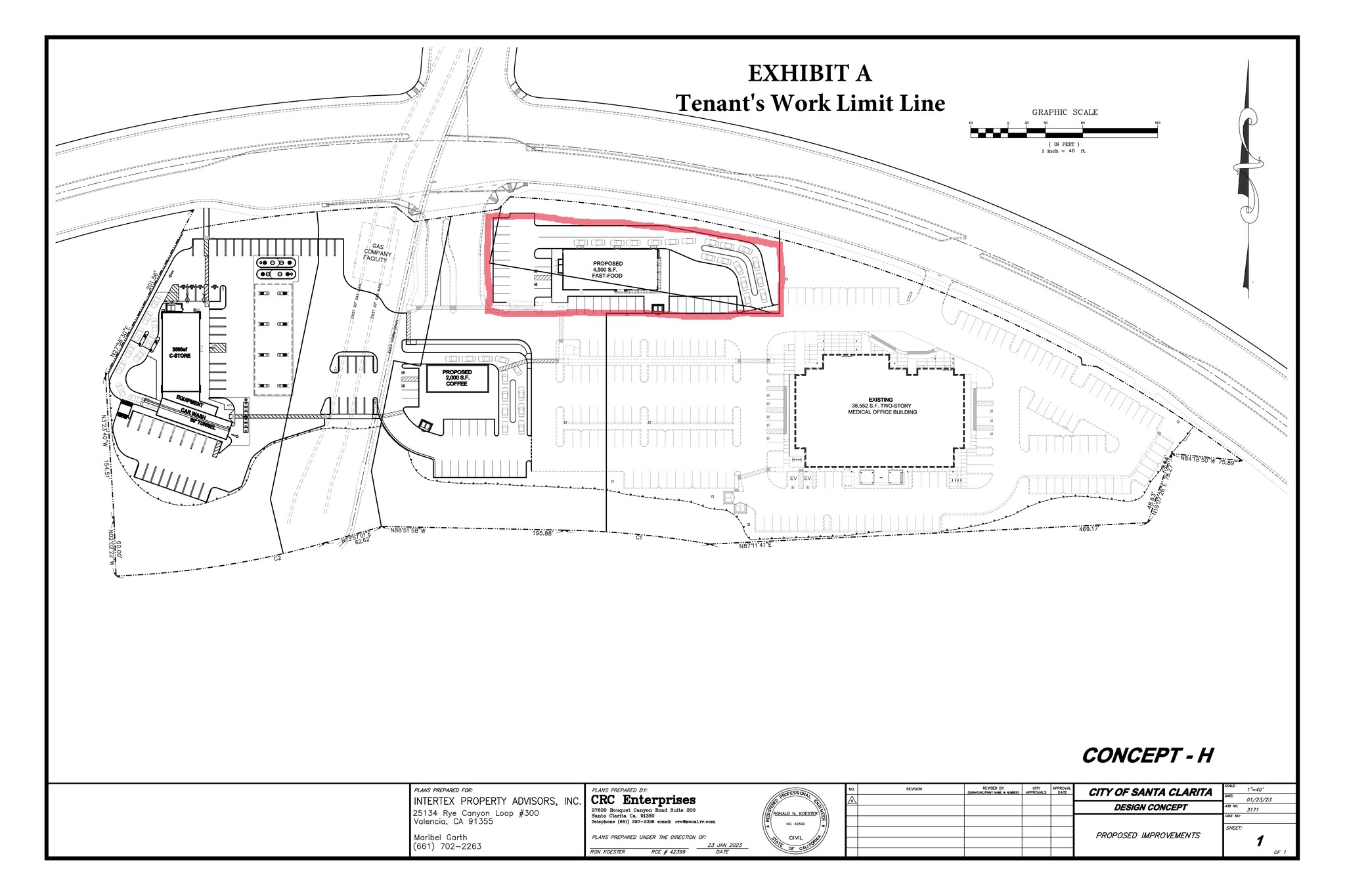 14550 W Soledad Canyon Rd, Santa Clarita, CA for lease Site Plan- Image 1 of 1