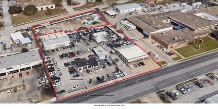 2800 Kimbo Rd, Fort Worth, TX - AERIAL  map view