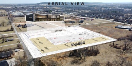 4840 Robins Rd, Springdale, AR - Aerial  map view