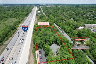 6350 N Shadeland Ave, Indianapolis, IN - AERIAL map view