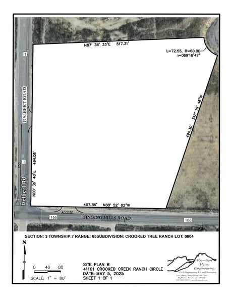 41101 Crooked Tree Ranch, Parker, CO for sale - Site Plan - Image 2 of 2